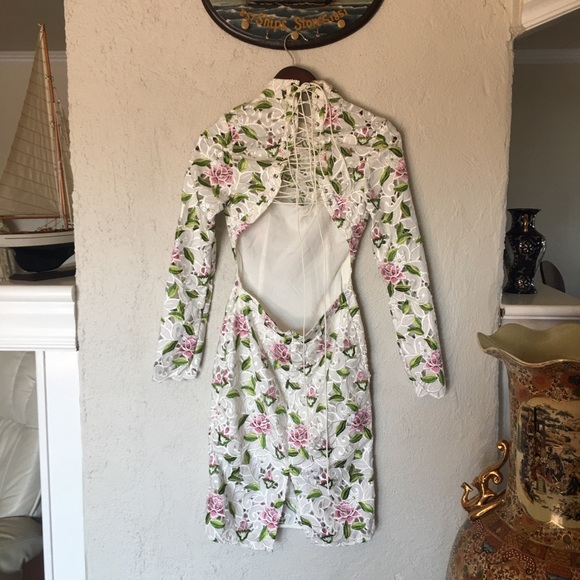 Asilio Objects of Desire Floral Lace Dress NWT Sz2 - Picture 9 of 16